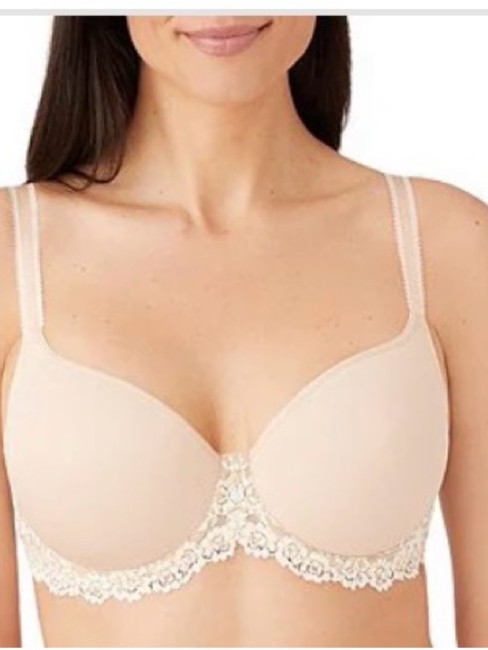 Wacoal Contour Lace T-Shirt Bra in Nude size 30D